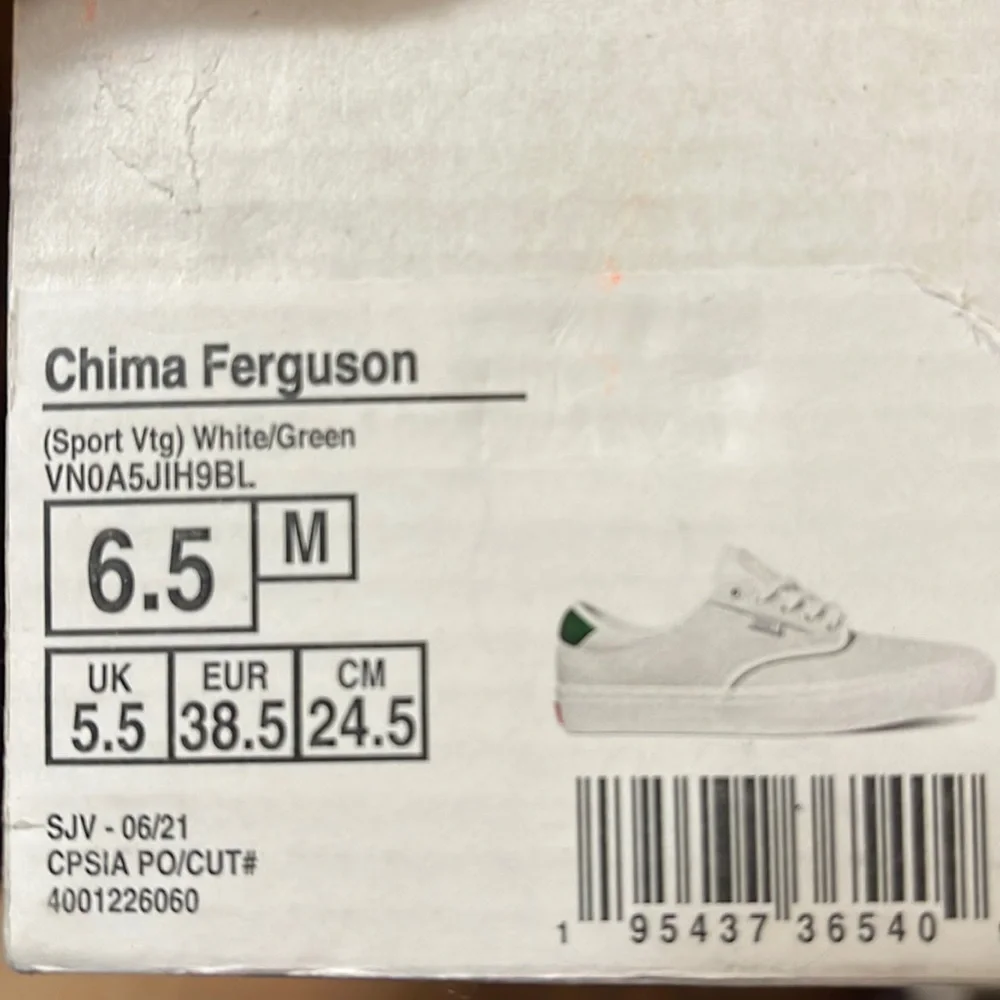 Vans Chima Ferguson (Sport Vtg) White/Green VNOA5JIH9BL. WMNS sneakers